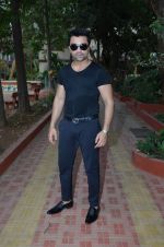 Ajaz Khan spends time with kids in Mumbai on 29th May 2015